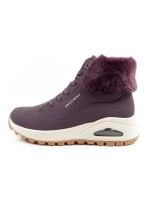 Uno model 21394769 dámská sportovní obuv zateplené boty zimní fialové dámské - Skechers