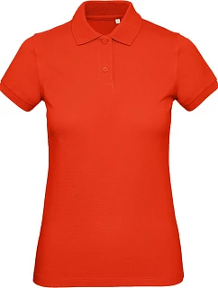 B&C Inspire Polo /women_° Dámské piqué polo z bio bavlny model 22483555 fire red