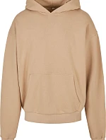 Build your Brand BY 162 Mikina s kapucňou z hrubej bavlny „Ultra Heavy“ 56.0162 union beige