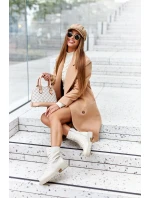 Wysokie Botki Workery Beżowe Rozelle Wysokie Botki Workery Beżowe Rozelle