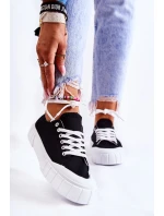 Damskie Trampki Na Platformie Czarne Comes Damskie Trampki Na Platformie Czarne Comes