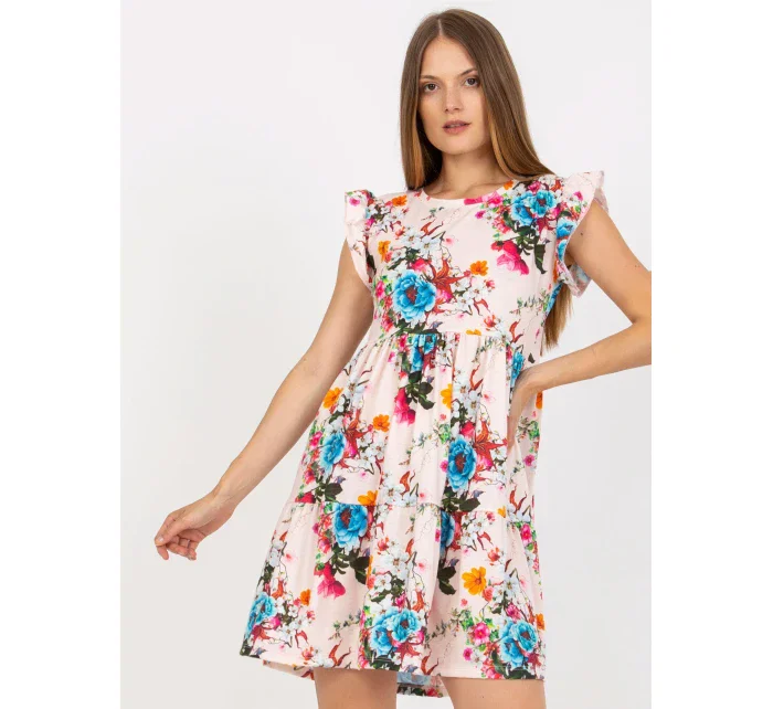 Dámské šaty RV SK model 17500282 světle růžové - FPrice Dámské šaty RV SK model 17500282 světle růžové - FPrice