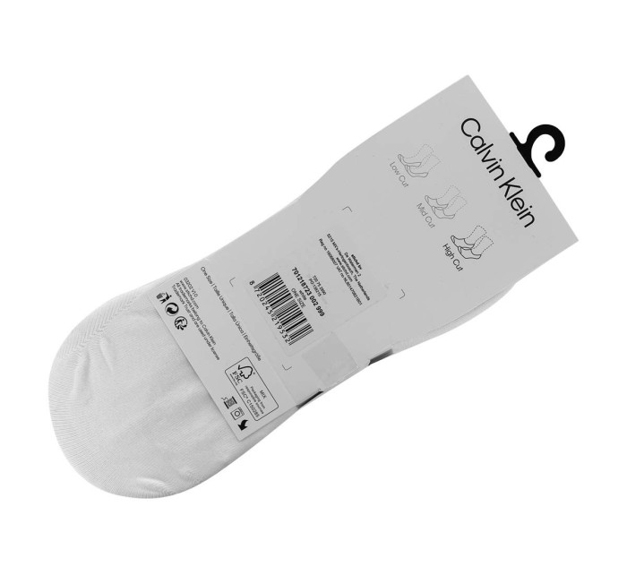 Calvin Klein 701218723002 Biele ponožky