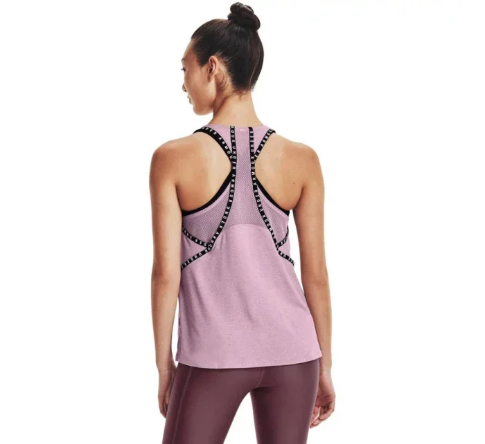 Dámske tielko 1360831 Knockout Mesh Back Tank FW21 - Under Armour Dámske tielko 1360831 Knockout Mesh Back Tank FW21 - Under Armour