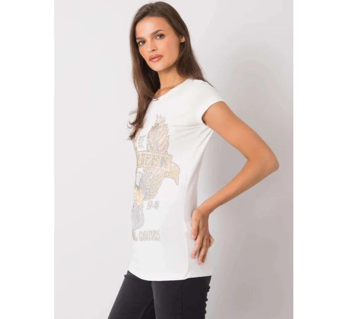 Dámske tričko EM TS ES 21 533.16 ecru - FPrice Dámske tričko EM TS ES 21 533.16 ecru - FPrice