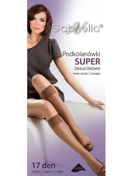 Dámské netlačící podkolenky Gabriella Super 15 den A'2 Dámské netlačící podkolenky Gabriella Super 15 den A'2