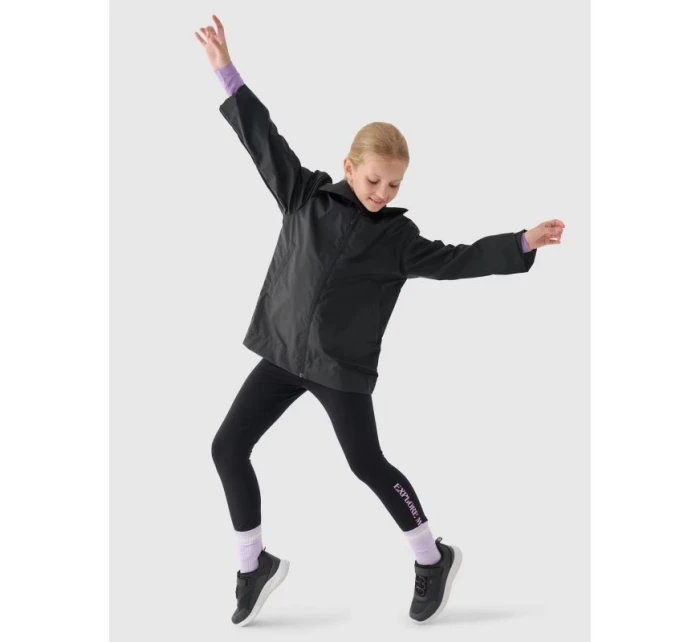Detská prechodná bunda do dažďa s gumovou úpravou 4F Junior 4FJWSS24TJACU217-20S