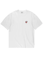Tričko Prosto Small Shield KL261MTEE1072, biele, veľkosť L