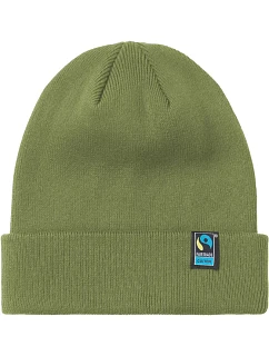 Neutral O 93055 Pletená čiapka z organického materiálu s certifikátom Fairtrade 77.9355 military