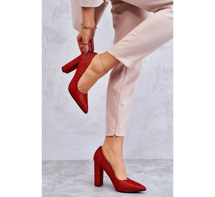 Lesklé lodičky Na Podpatku model 21607451 - Boto