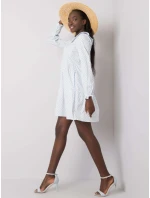 Šaty 123 SK 187576.40P biela a modrá