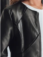 Dámska kožená bunda CHICLEATHER black FashionStreet TY4969