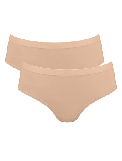 Dámske nohavičky GO Sense Hipster 2P - BROWN - light beige 1195 - SLOGGI