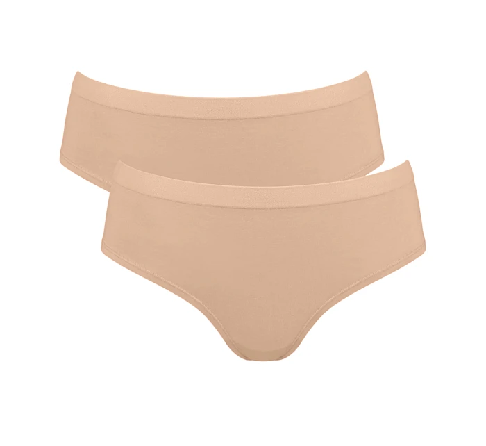 Dámske nohavičky GO Sense Hipster 2P - BROWN - light beige 1195 - SLOGGI