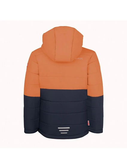 Dětská zimní nepromokavá oranžová lyžařská bunda  Snow Jacket XT model 21352010 - Trollkids