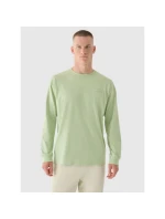 Pánské tričko oversize s potiskem a dlouhým rukávem model 21893082 - 4F Pánské tričko oversize s potiskem a dlouhým rukávem model 21893082 - 4F