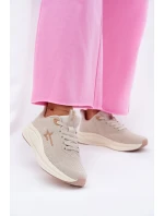 Buty Sportowe Sneakersy Damskie Big Star RR274A145 HI-POLY SYSTEM Beżowe Buty Sportowe Sneakersy Damskie Big Star RR274A145 HI-POLY SYSTEM Beżowe