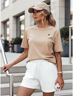 MILOV dámske tričko béžové FashionStreet RY2547