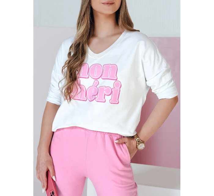 Dámská halenka s potiskem bílá Dstreet model 21989004 - FashionStreet