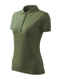 Dámske tričko Pique Polo Free (khaki)