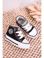 Dětské Tenisky Vysoké Se Zipem BIG STAR model 21545343 Černé - Big Star Shoes