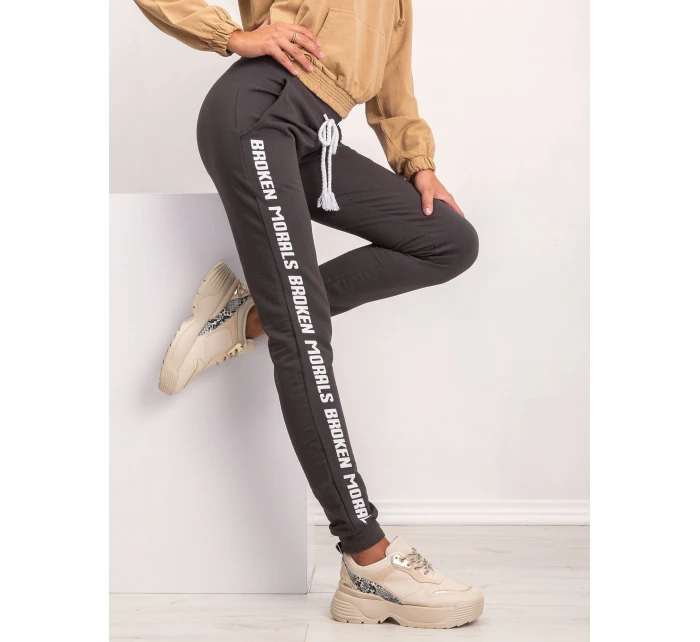 Spodnie dresowe RV DR model 21409513 ciemny khaki - FPrice Spodnie dresowe RV DR model 21409513 ciemny khaki - FPrice