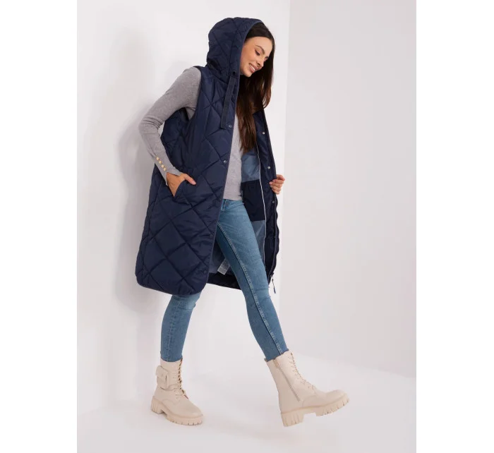 Dámska vesta D51160X80119A2 tmavomodrá - Sublevel Dámska vesta D51160X80119A2 tmavomodrá - Sublevel