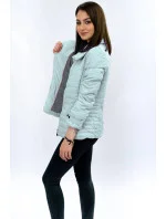 Bunda v barvě s vysokým stojáčkem model 8237779 - LHD