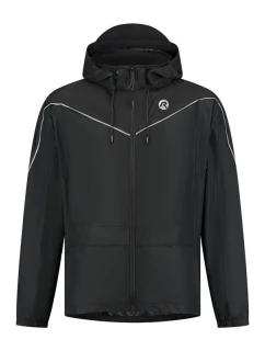 Rogelli bunda do dažďa ESSENTIAL čierna 2XL