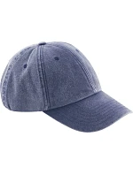 Beechfield B 655B Detská 6-panelová nízkoprofilová čiapka s kšiltom 53.655B vintage denim
