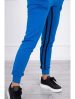 Súprava s dvojitým lemovaním nevädza modrá