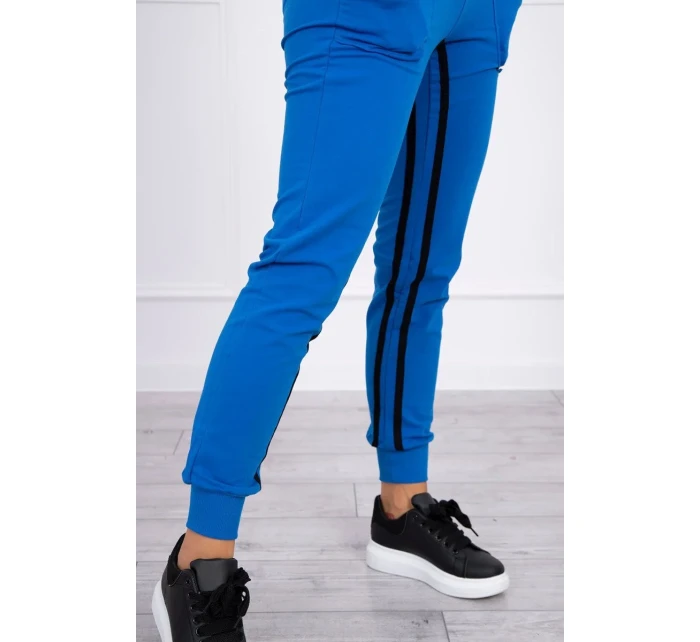 Súprava s dvojitým lemovaním nevädza modrá