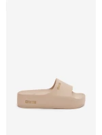 Dámské Pěnové Pantofle Na Masivní Platformě Big Star model 21706436 Béžové - Big Star Shoes