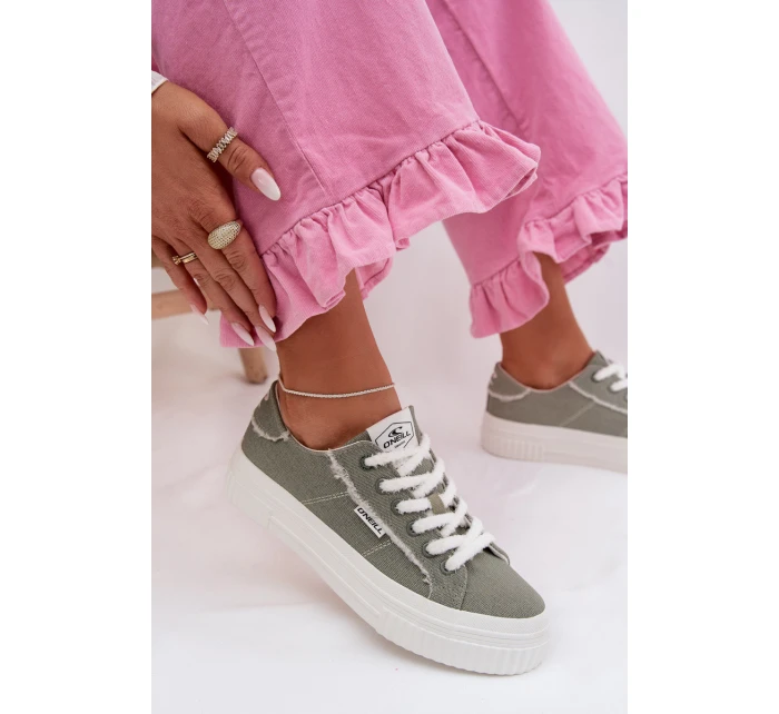 Dámské tenisky na platformě  C WOMEN LOW Zelené model 22027674 - O'neill