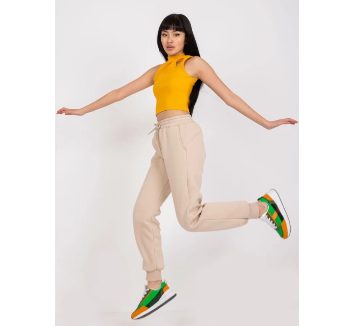 Tepláky EM DR model 17264847 béžová - FPrice Tepláky EM DR model 17264847 béžová - FPrice