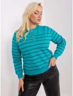 Bluzka RV BZ model 19154311 turkusowy - FPrice Bluzka RV BZ model 19154311 turkusowy - FPrice