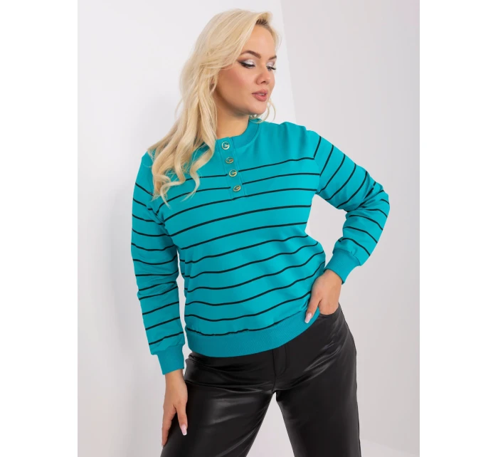 Bluzka RV BZ model 19154311 turkusowy - FPrice Bluzka RV BZ model 19154311 turkusowy - FPrice