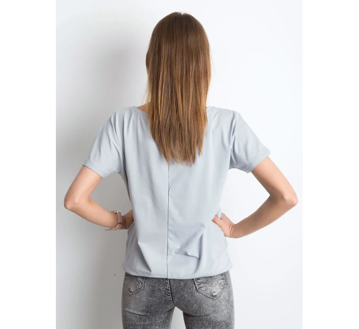 Tričko RV TS model 14825327 světle šedá - FPrice Tričko RV TS model 14825327 světle šedá - FPrice