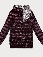Ľahko zateplená obojstranná tmavofialová bunda Goodlookin (P21-7213/7212-295)