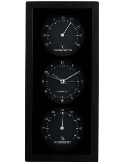 ARTICASA TERMINÁLNE TEPLOTNÉ HODINY 26X5x12CM ČIERNE