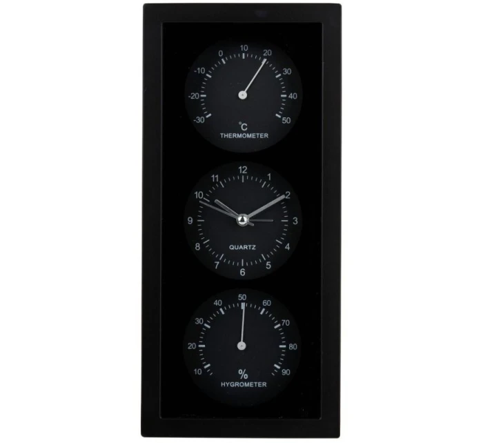 ARTICASA TERMINÁLNE TEPLOTNÉ HODINY 26X5x12CM ČIERNE ARTICASA TERMINÁLNE TEPLOTNÉ HODINY 26X5x12CM ČIERNE