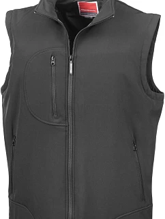 R 3vrstvá softshellová vesta 30. black/black model 22427375 - Result