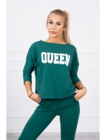 Tlačená súprava Queen tmavozelená Tlačená súprava Queen tmavozelená