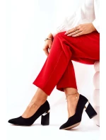 Semišové lodičky Lewski model 21571469 Černé - Boto