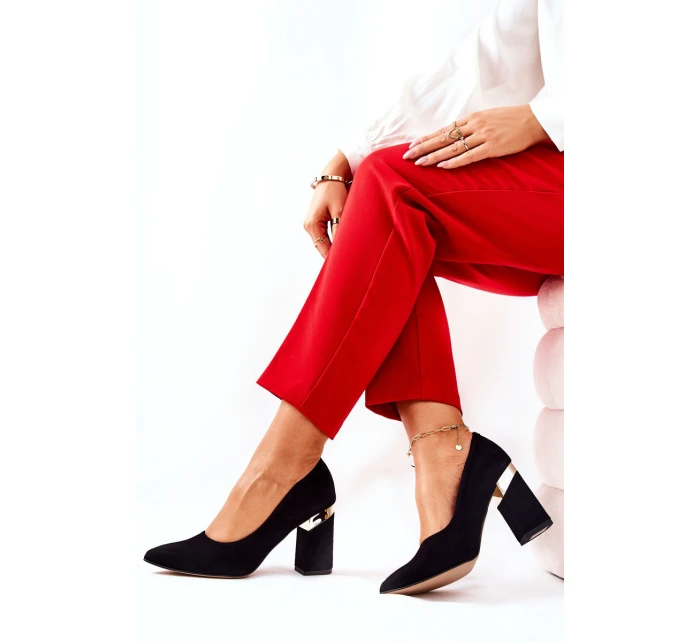 Semišové lodičky Lewski model 21571469 Černé - Boto