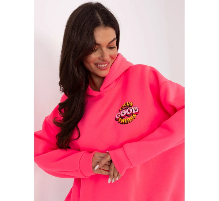 Mikina MJ BL H2503.70 fluo pink