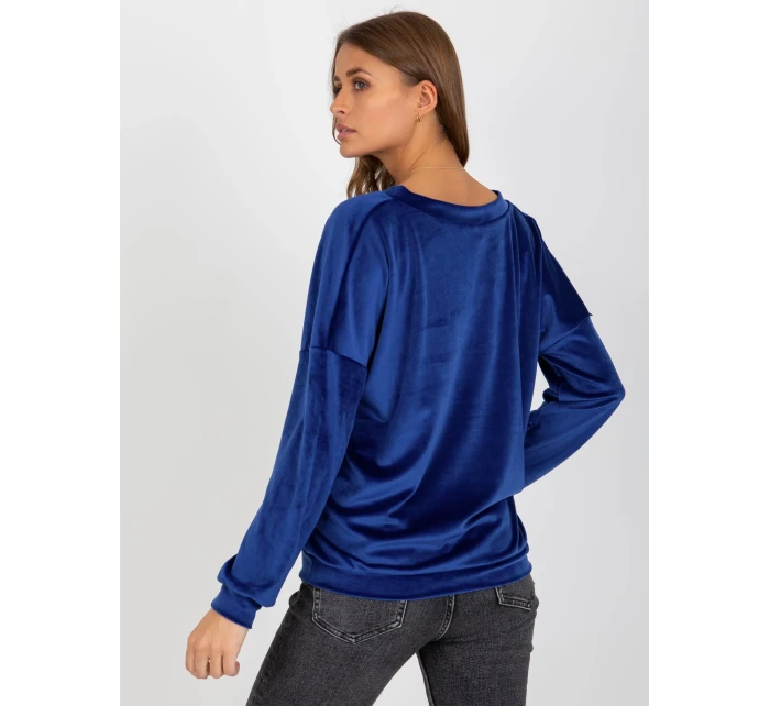 Mikina RV BL 8441.07P kobalt