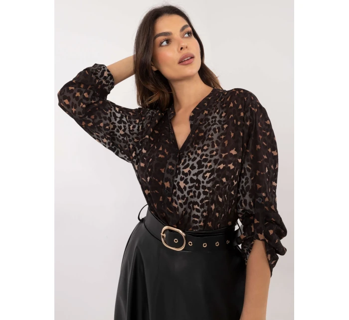 Košeľa TW KS BI 7175a.25 tmavosivá Košeľa TW KS BI 7175a.25 tmavosivá