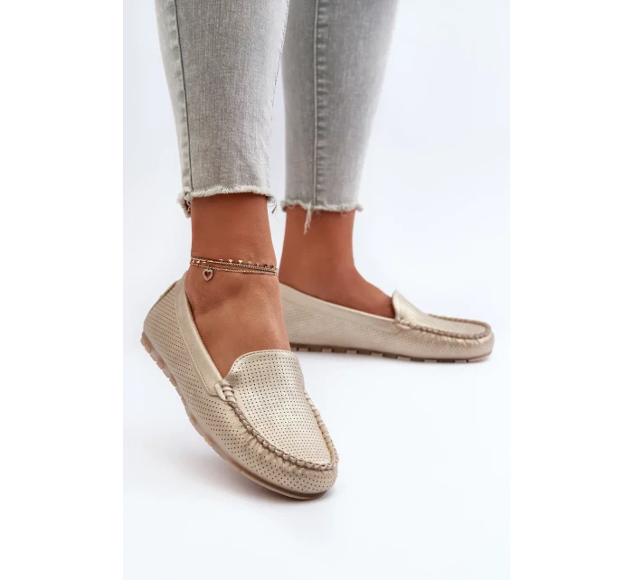 Dámske mokasíny Złote Ranica