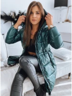 Dámská prošívaná bunda zelená Dstreet model 21966210 - FashionStreet